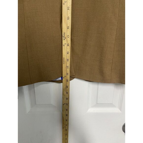 J.Crew Blazer Women’s Sz 2 Camel Wool Blend Schoolboy - Picture 12 of 14